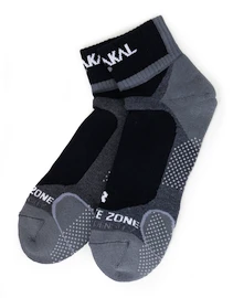 Socken Karakal Socks Quad Density X4 Ankle Black/grey-41-47