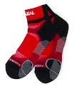 Socken Karakal  Socks Quad Density X4 Ankle Red/Black-41-47