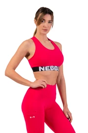 Sport BH Nebbia Medium Impact Cross Back Sports Bra 410 pink