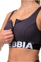 Sport BH Nebbia  Smart zip sports bra marron