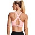 Sport BH Under Armour  Crossback Mid Bra pink