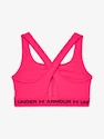 Sport BH Under Armour  Crossback Mid Bra-PNK