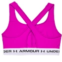 Sport BH Under Armour  Crossback Mid Bra-PNK