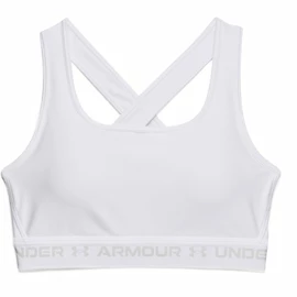 Sport BH Under Armour Crossback Mid Bra-WHT