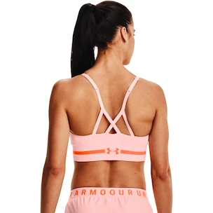 Sport BH Under Armour  Seamless Low Long Htr Bra pink Beta Tint  L