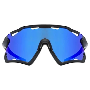 Sport Brille Uvex  Sportstyle 228 Black Mat/Mirror Blue (Cat. 2)