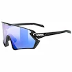 Sport Brille Uvex  Sportstyle 231 2.0 P Black  Mat/Mir.Blue