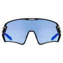 Sport Brille Uvex  Sportstyle 231 2.0 P Black  Mat/Mir.Blue