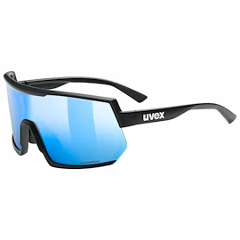 Sport Brille Uvex Sportstyle 235 P Black Mat/ Mir.Blue