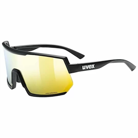 Sport Brille Uvex Sportstyle 235 P Black Mat/ Mir.Red