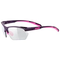 Sport Brille Uvex Sportstyle 802 Small Vario Purple/Pink