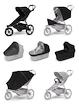 Sportkinderwagen Thule Urban Glide 3 Black + Bassinet Black SET 7in1