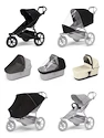 Sportkinderwagen Thule Urban Glide 3 Black + Bassinet Soft beige SET 7in1