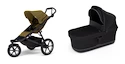 Sportkinderwagen Thule Urban Glide 3 Nutria green + Bassinet Black