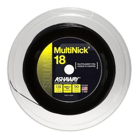 Squashsaite Ashaway Multinick 18 Black Rolle