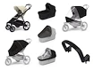 Stadt-Kinderwagen Thule Urban Glide 4-wheel Soft beige + Bassinet Black SET 7in1