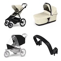 Stadt-Kinderwagen Thule Urban Glide 4-wheel Soft beige + Bassinet Soft beige SET 4in1