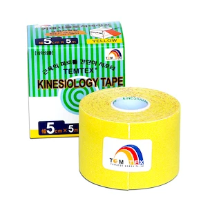 Tape-Band TEMTEX  Kinesio Tape Classic 5 cm × 5 m Schwarz