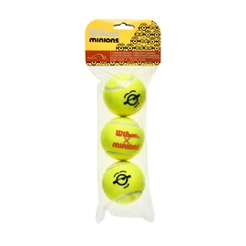 Tennisbälle Wilson Minions Stage 2 Orange (3 Pack)