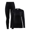 Thermoset für Frauen Craft  Core Warm Baselayer black