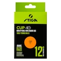 Tischtennisbälle Stiga  Cup 40+ ABS Orange 12 Pack