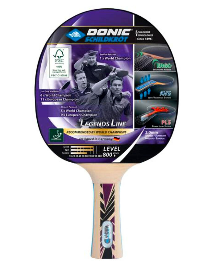 Tischtennisschläger Donic Legends Line 800 | Sportartikel ...