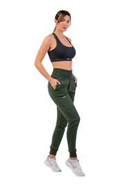 Trainingshose Nebbia High-Waist Loose Fit Sweatpants "Feeling Good" 409 dark green