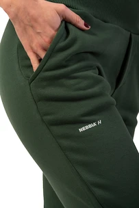 Trainingshose Nebbia  High-Waist Loose Fit Sweatpants "Feeling Good" 409 dark green XS