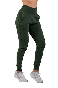 Trainingshose Nebbia  High-Waist Loose Fit Sweatpants "Feeling Good" 409 dark green XS