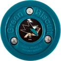 Trainingspuck Green Biscuit  San Jose Sharks