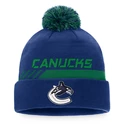 Wintermütze Fanatics  Authentic Pro Locker Room Cuffed Pom Knit NHL Vancouver Canucks